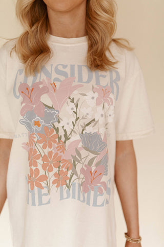 CONSIDER THE LILIES TSHIRT