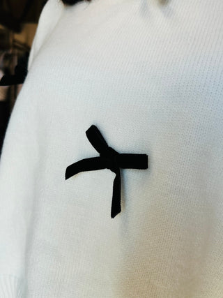 RIBBON POINT SWEATER