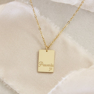 PROVERBS 31:30 NECKLACE