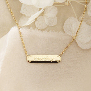 PROVERBS 31:10 NECKLACE