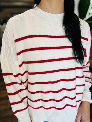 STRIPED ROUND NECK