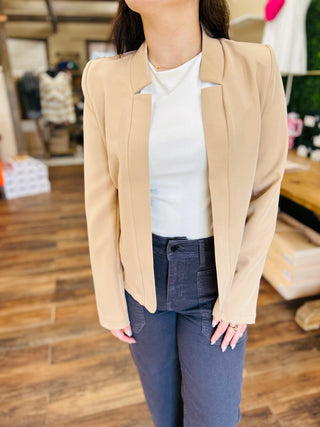 NOTCH COLLAR BLAZER