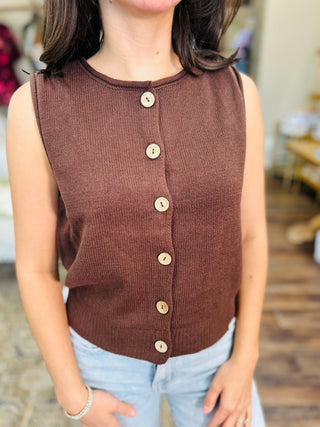 WOOD KNIT VEST