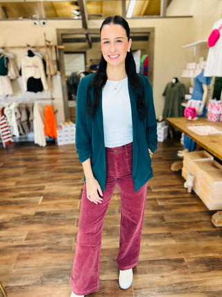RUCHED BLAZER
