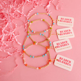 POPPI BRACELET- PINK AND ORANGE