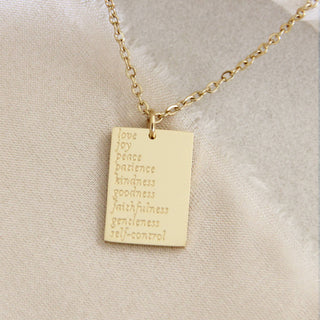 GALATIANS 5:22-23 NECKLACE