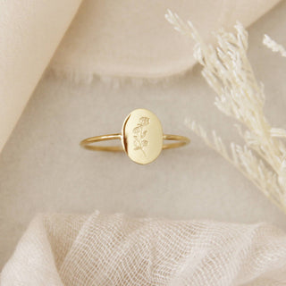 ISAIAH 40:8 FLOWER RING