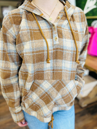 FLANNEL PULLOVER