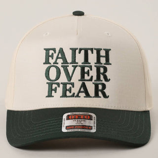 FAITH OVER FEAR TRUCKER HAT