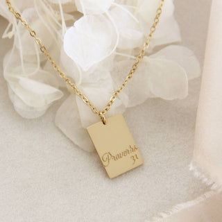 PROVERBS 31:30 NECKLACE
