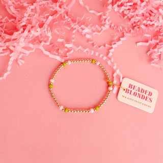 POPPI BRACELET- PINK AND GREEEN