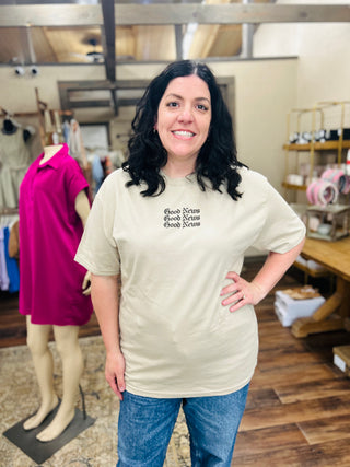 THE GOOD NEWS EASTER GRAPHIC TEE