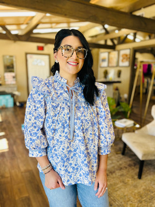 BOTANICAL BLOUSE