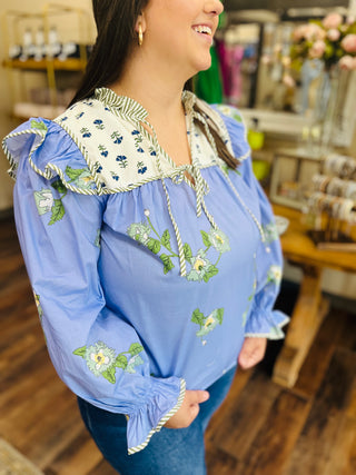 BLOOMING IN BLUE