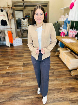 NOTCH COLLAR BLAZER