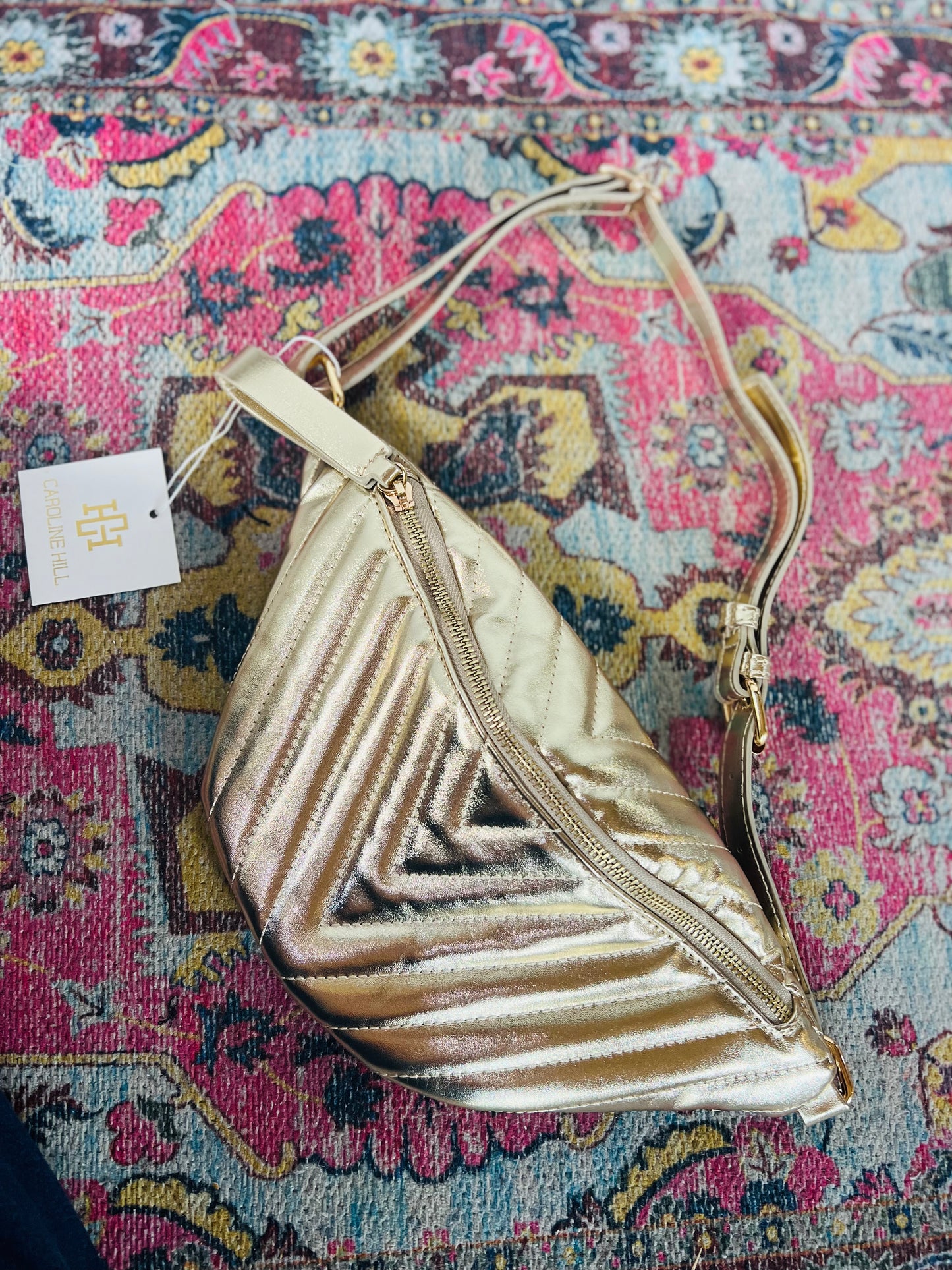 CHARLOTTE QUILTED BELT BAG