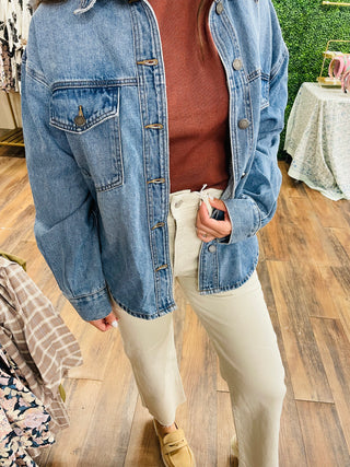 DENIM SHACKET