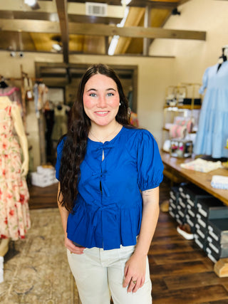 BOW TIE BLOUSE