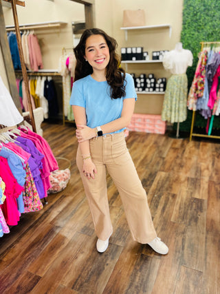 DENIM UTILITY PANTS
