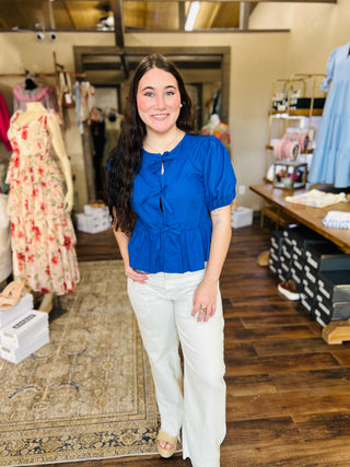 BOW TIE BLOUSE