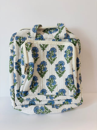 BLUE GARDEN LUNCH TOTE