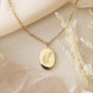 CROSS AND OLIVE BRANCH NECKLACE