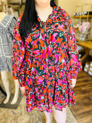 BOLD STATMENT DRESS-PLUS