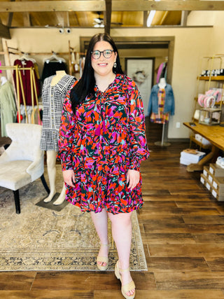 BOLD STATMENT DRESS-PLUS