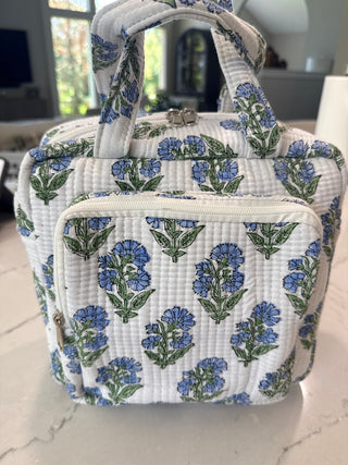 BLUE GARDEN LUNCH TOTE