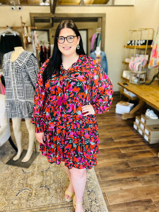 BOLD STATMENT DRESS-PLUS