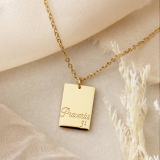 PROVERBS 31:30 NECKLACE