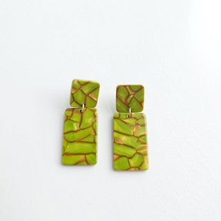 ARMY GREEN EARRINGS