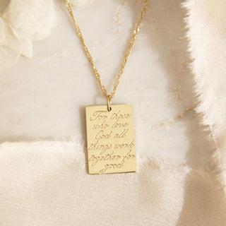 ROMANS 8:28 NECKLACE