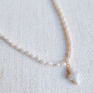 FRESHWATER PEARL CROSS