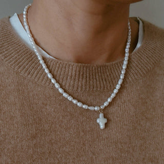 FRESHWATER PEARL CROSS