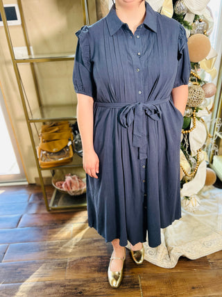 TINA TIE DRESS- PLUS