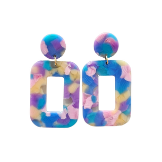 WATERCOLOR PINK EARRINGS