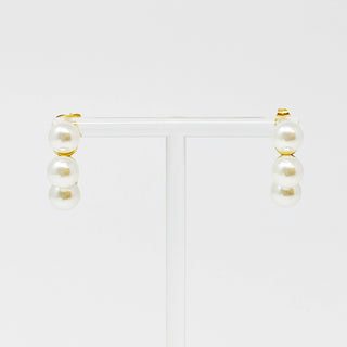 ANDANTE PEARL HOOP EARRINGS