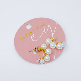 ANDANTE PEARL HOOP EARRINGS