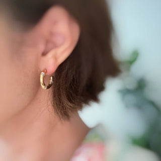 LOVELY BAMBOO SPARKLE EARRINGS