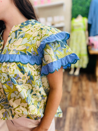 FLORAL FASHIONISTA TOP