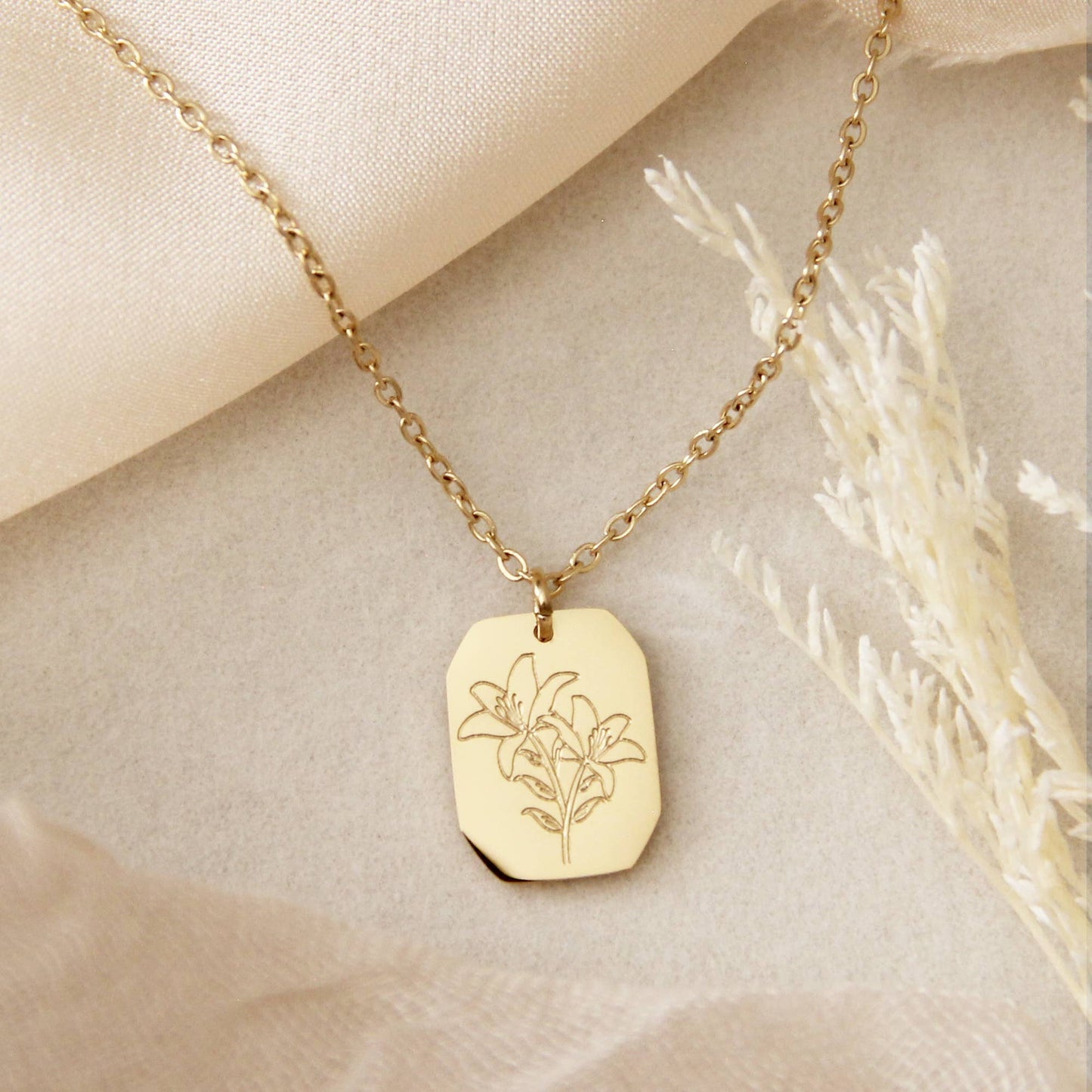 Luke 12:27-28, Consider the Lilies Necklace