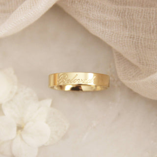 BELOVED ENGRAVED RING