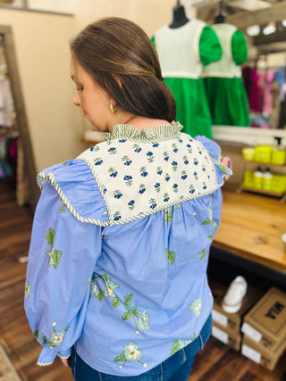 BLOOMING IN BLUE