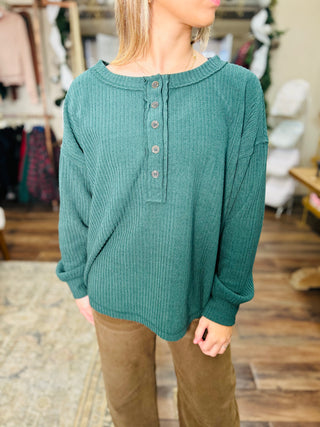 RIBBED HENLEY