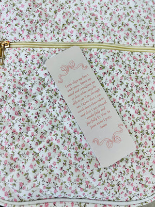 COQUETTE PRAYER BOOKMARK
