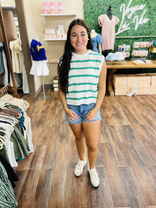 STRIPED KNIT TANK