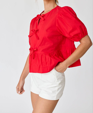 BOW TIE BLOUSE