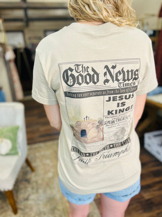 THE GOOD NEWS EASTER GRAPHIC TEE