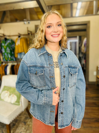 DENIM SHACKET